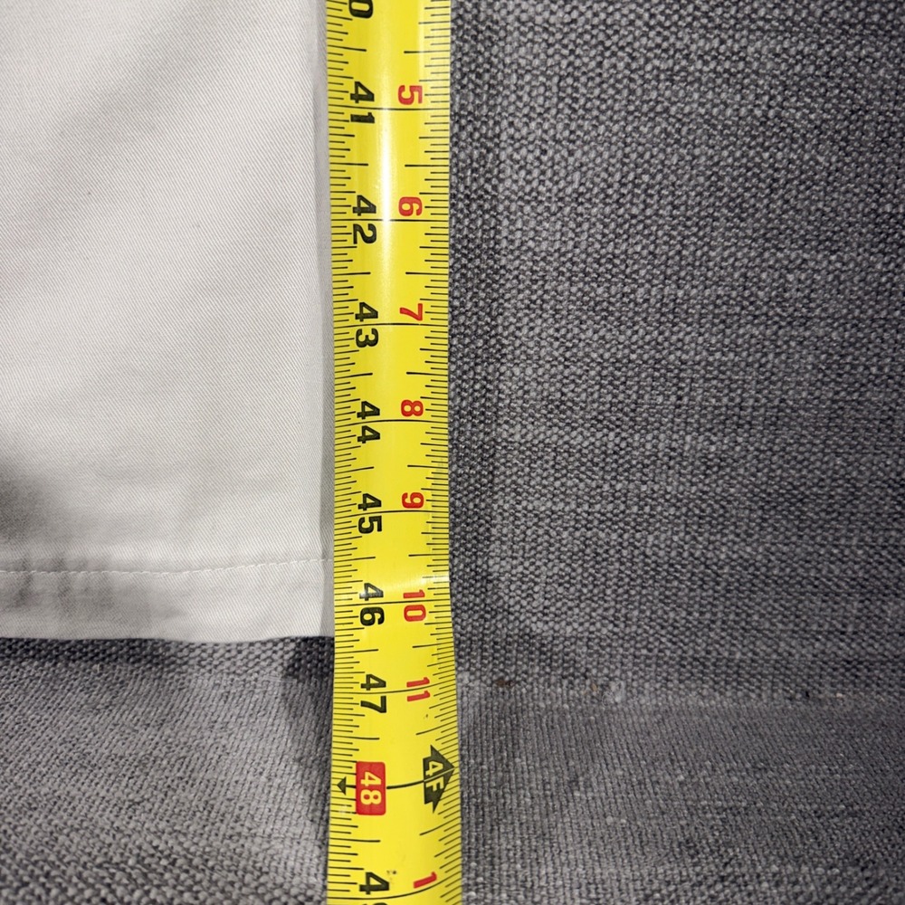 Eddie Bauer Chinos Mens 34‎ Beige Good Classic Fit Straight Leg Cotton Pants - Picture 6 of 8